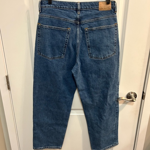 Everlane Denim Jeans Straight Leg High Rise Medium Wash Size 30 Casual Classic - Picture 3 of 4